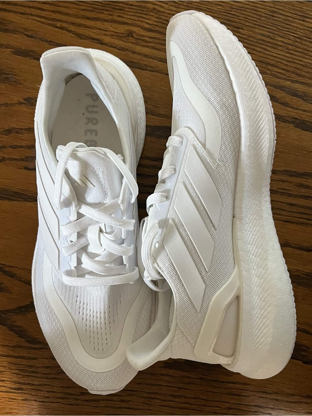 Adidas Pureboost 5 Running Shoe 8.5 Womens All White Road Running Shoe